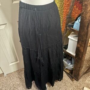 Boho long skirt size S